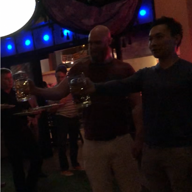 1/18/20 Carl was runner-up in a beer stein holding competition