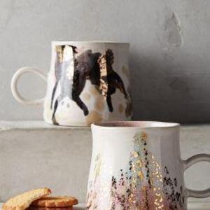 Gold Accent Mug