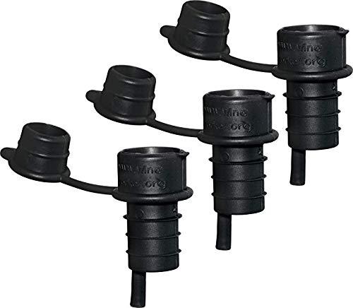 Haley's Corker 30063 Halye's 5-in-1 Wine Aerator, Stopper, Pourer, Filter and Re-Corker, 3 Pack, Standard