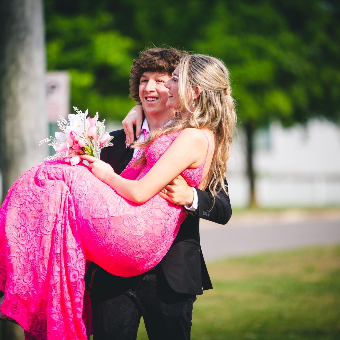 second prom together!