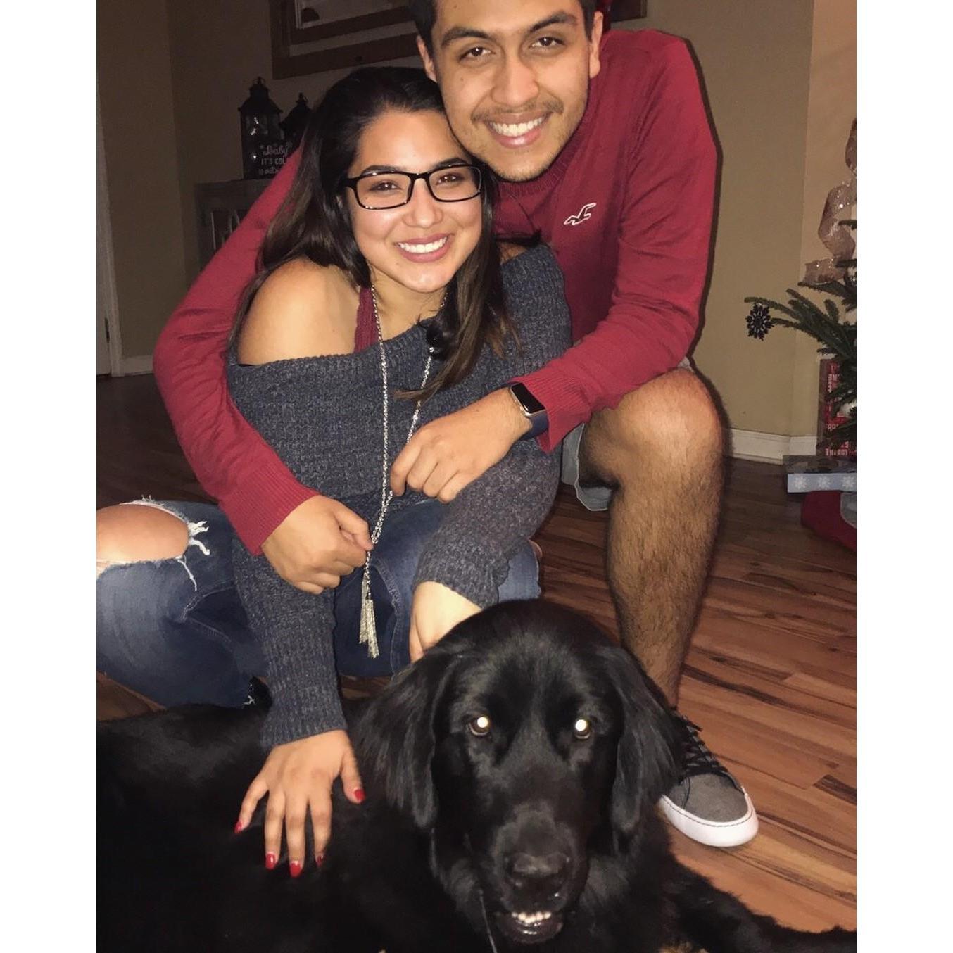 Our little family's first engaged Christmas :)