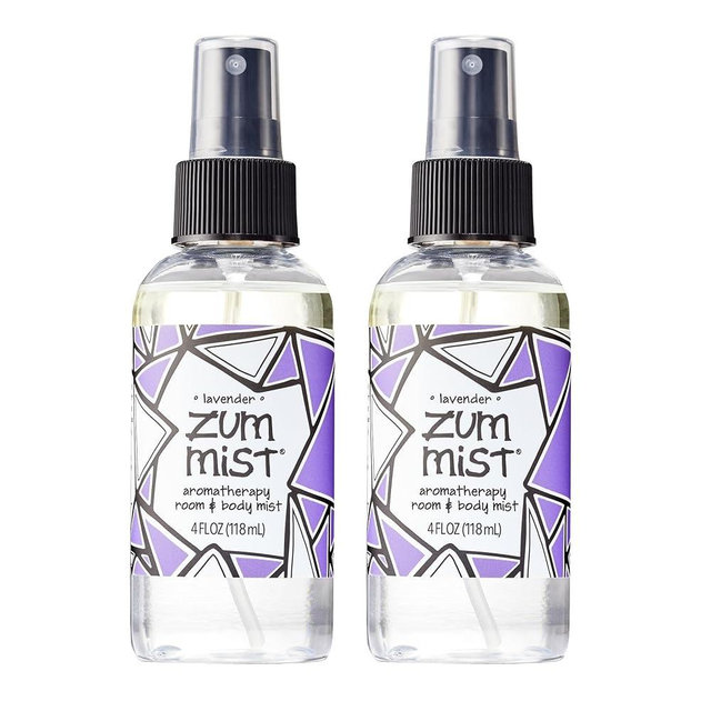 Indigo Wild Zum Mist Room & Body Spray - Aromatherapy Essential Oil Spray - Natural Body Mist & Room Spray - Lavender Scent - 4 fl oz (2 Pack)