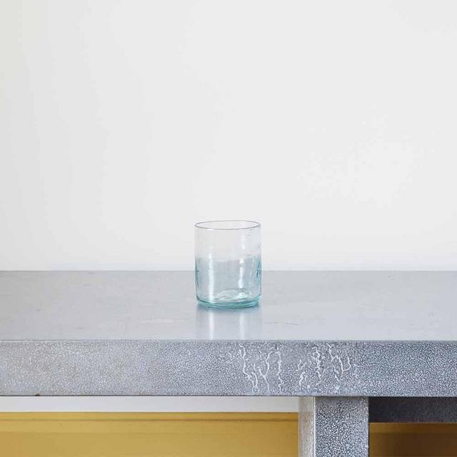 Straight blown glass - Clear - Salaheddin