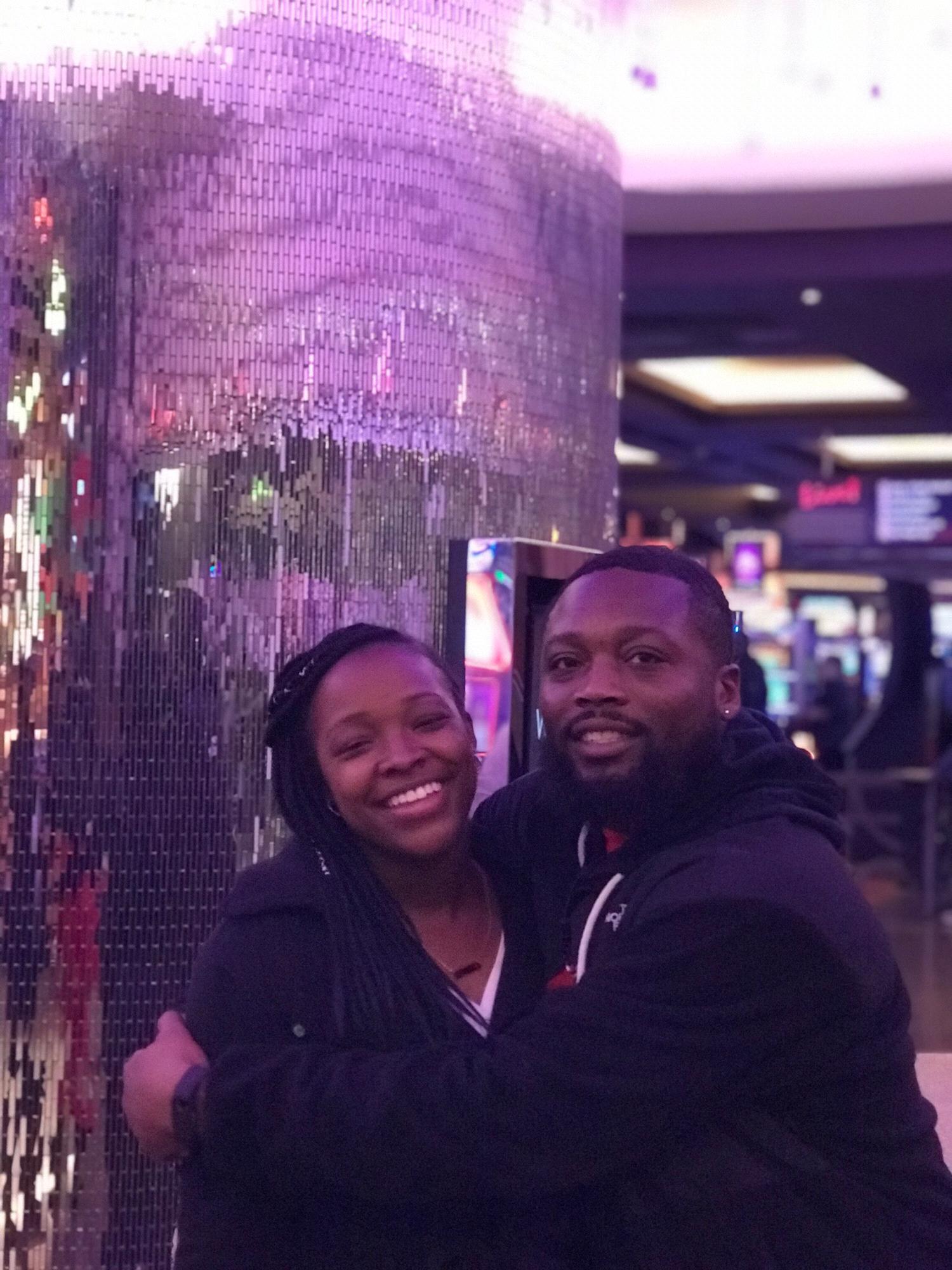 Celebrating Davelle's 33rd Birthday in Baltimore.