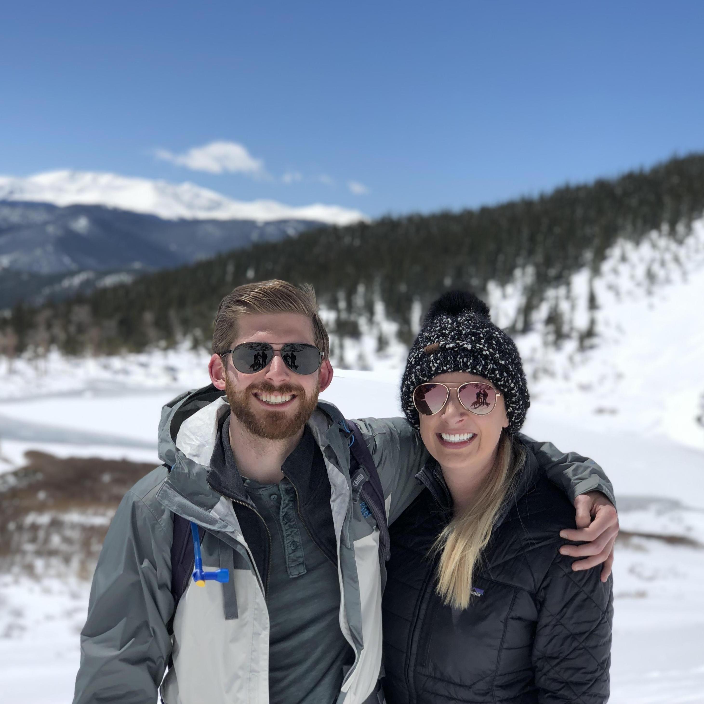 Winter hiking in Rocky Mountain National Park