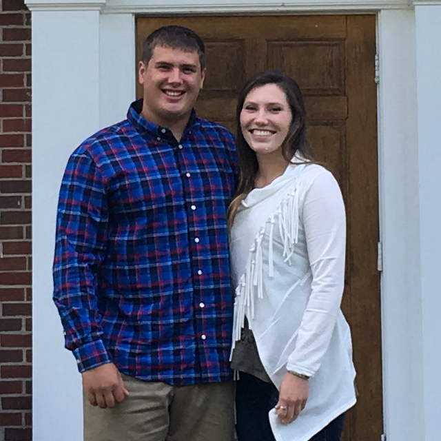 Us on our first anniversary