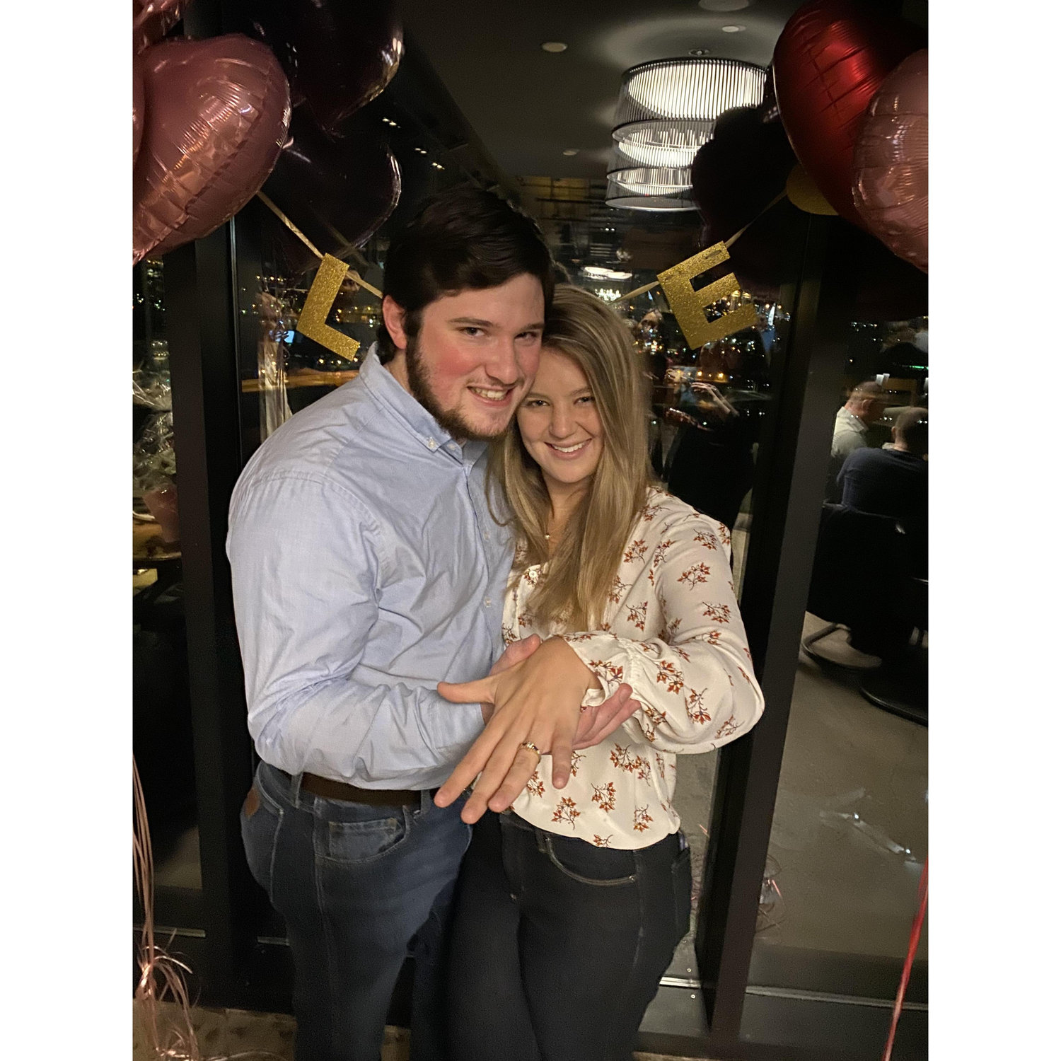 Our friends threw us an amazing engagement party in Toledo!