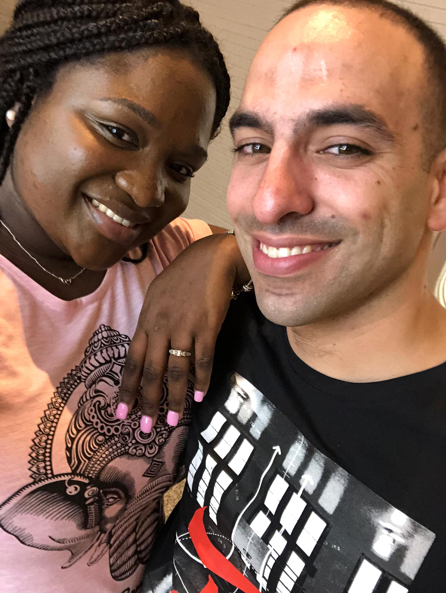 First date night out since becoming first time parents