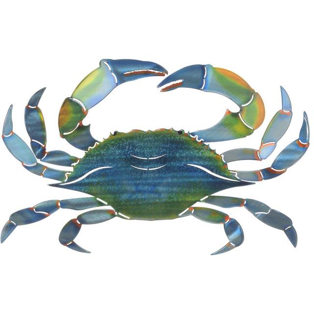 3D East Blue Crab Wall Décor