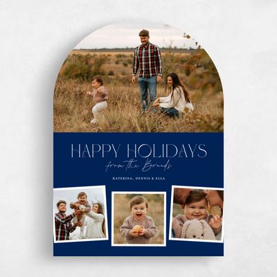 Blue Arch Holiday Card - Lochwood