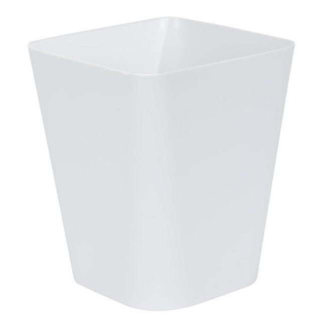ZXJ Small Trash Can - Waste Basketbin - 1.8 Gallon - White - Bathrooms, Laundry Room, Kitchens, Offices