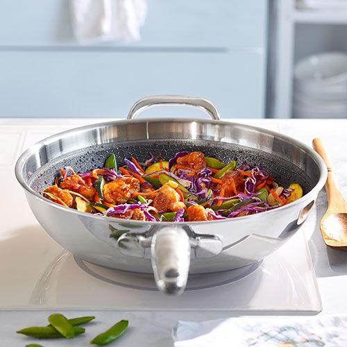 Pampered Chef: Stainless Steel Nonstick Wok