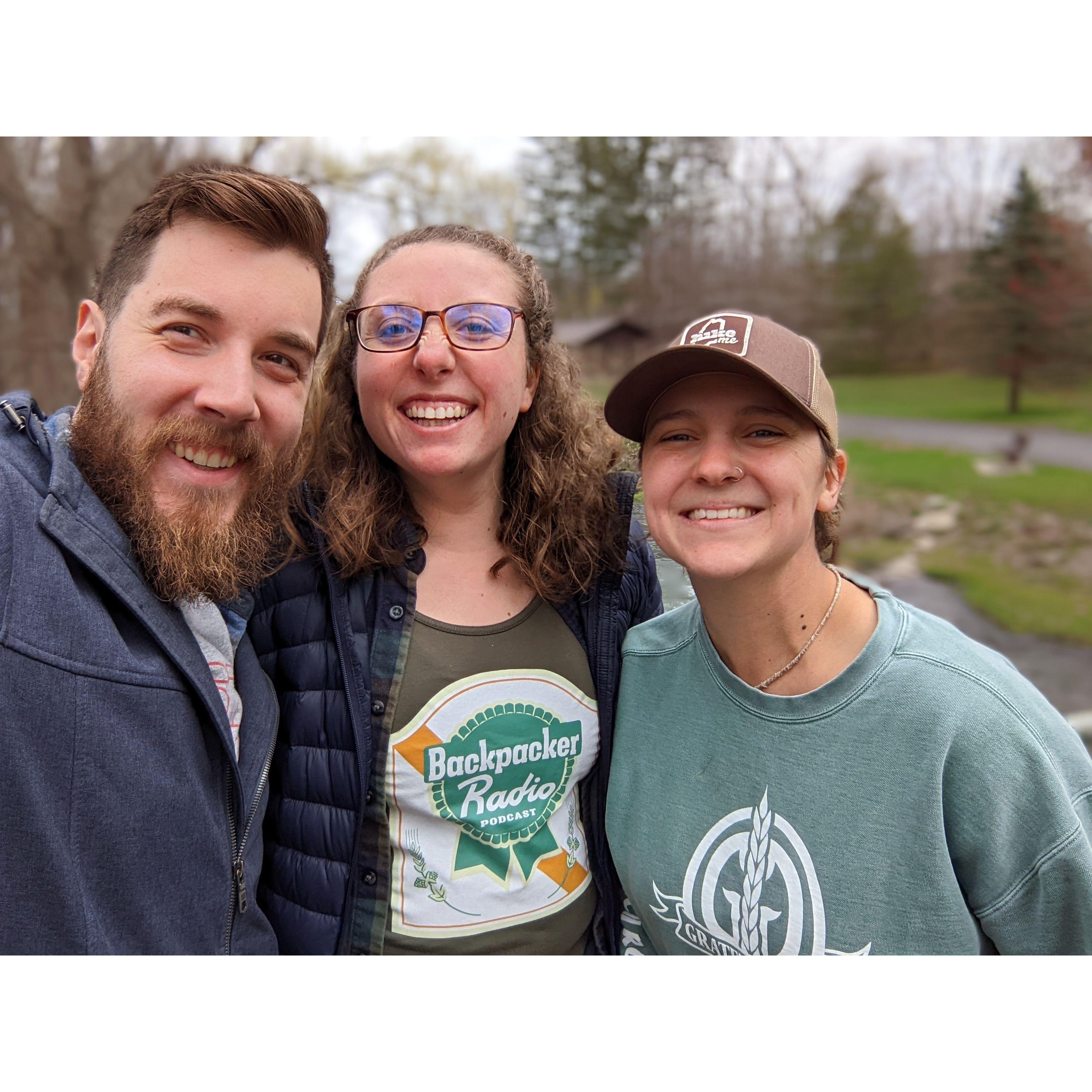 Reconnecting with wonderful friends from trail