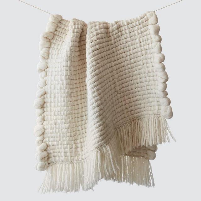 Celeste Chunky Wool Throw