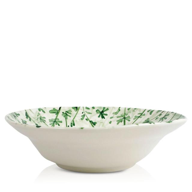 VIETRI Erbe Parsley Shallow Serving Bowl