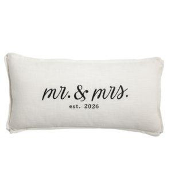 Lumbar Mr Mrs 2026 Pillow