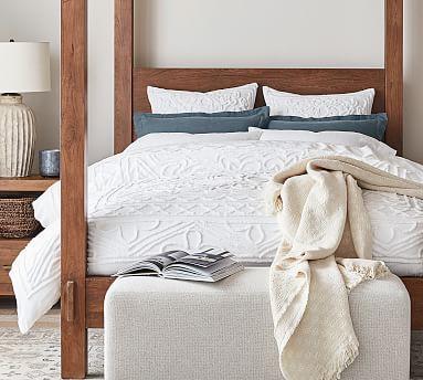 Snow White Isabelle Candlewick Duvet, King/Cal. King