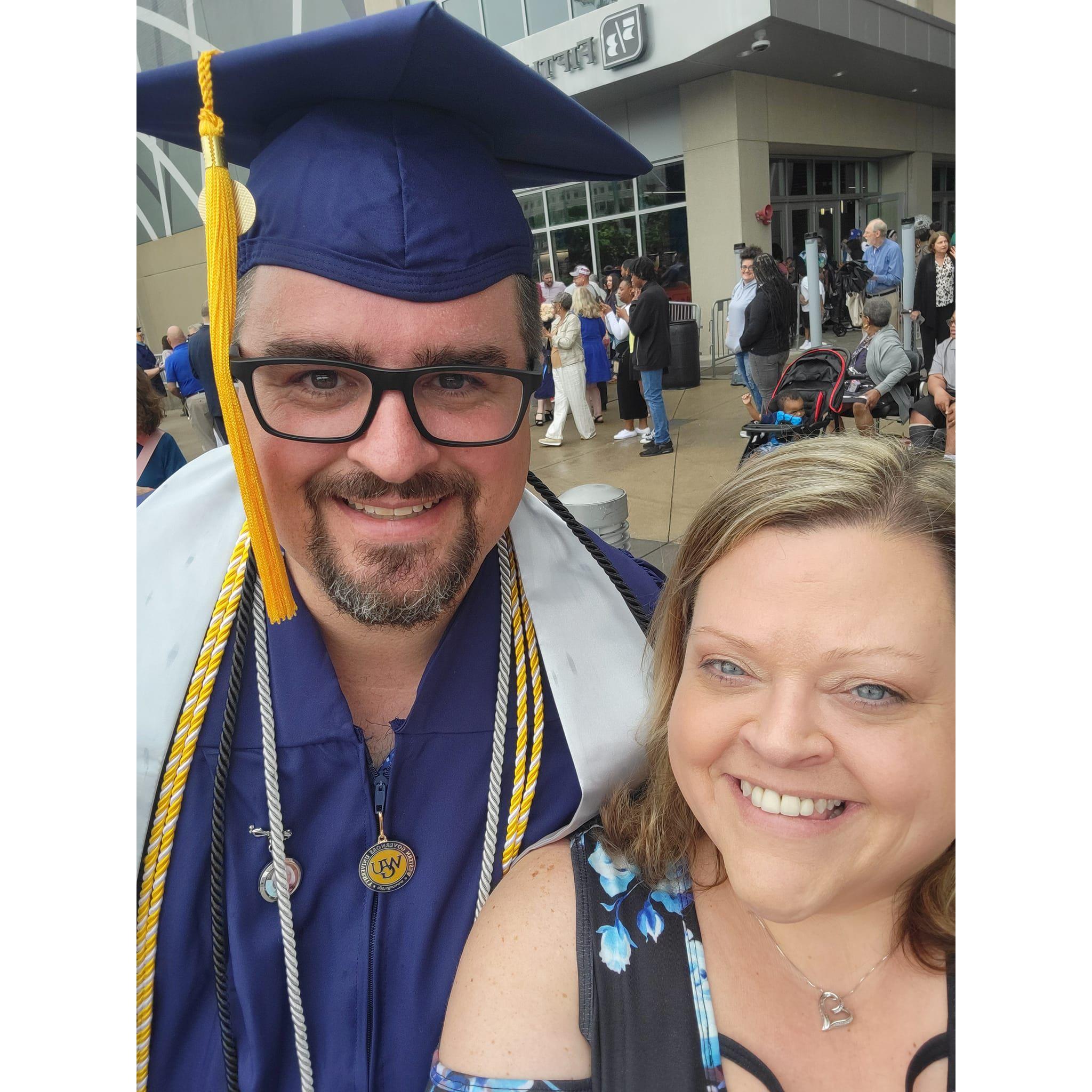 Josh's graduation from WGU