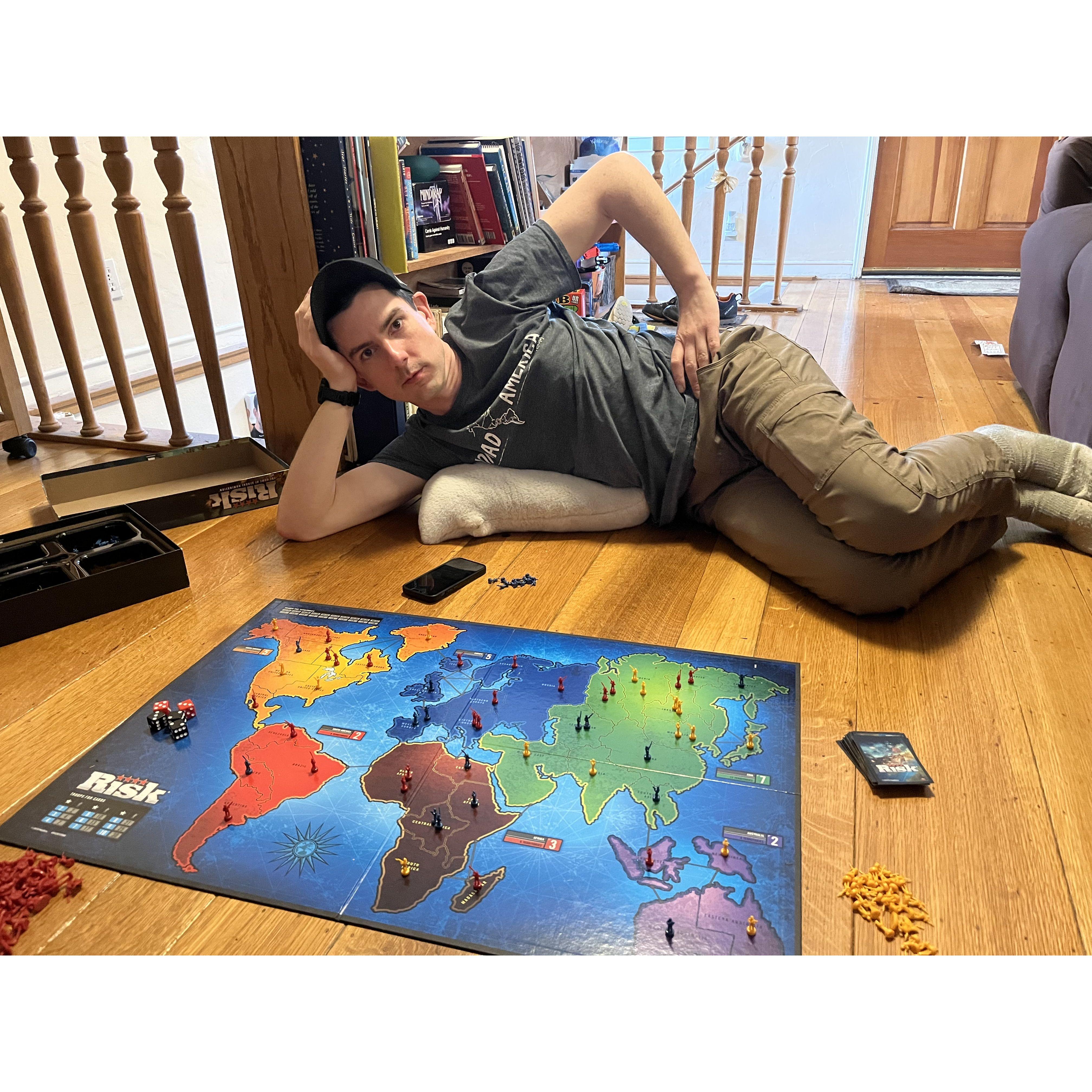 Paul is intimately familiar with Risk