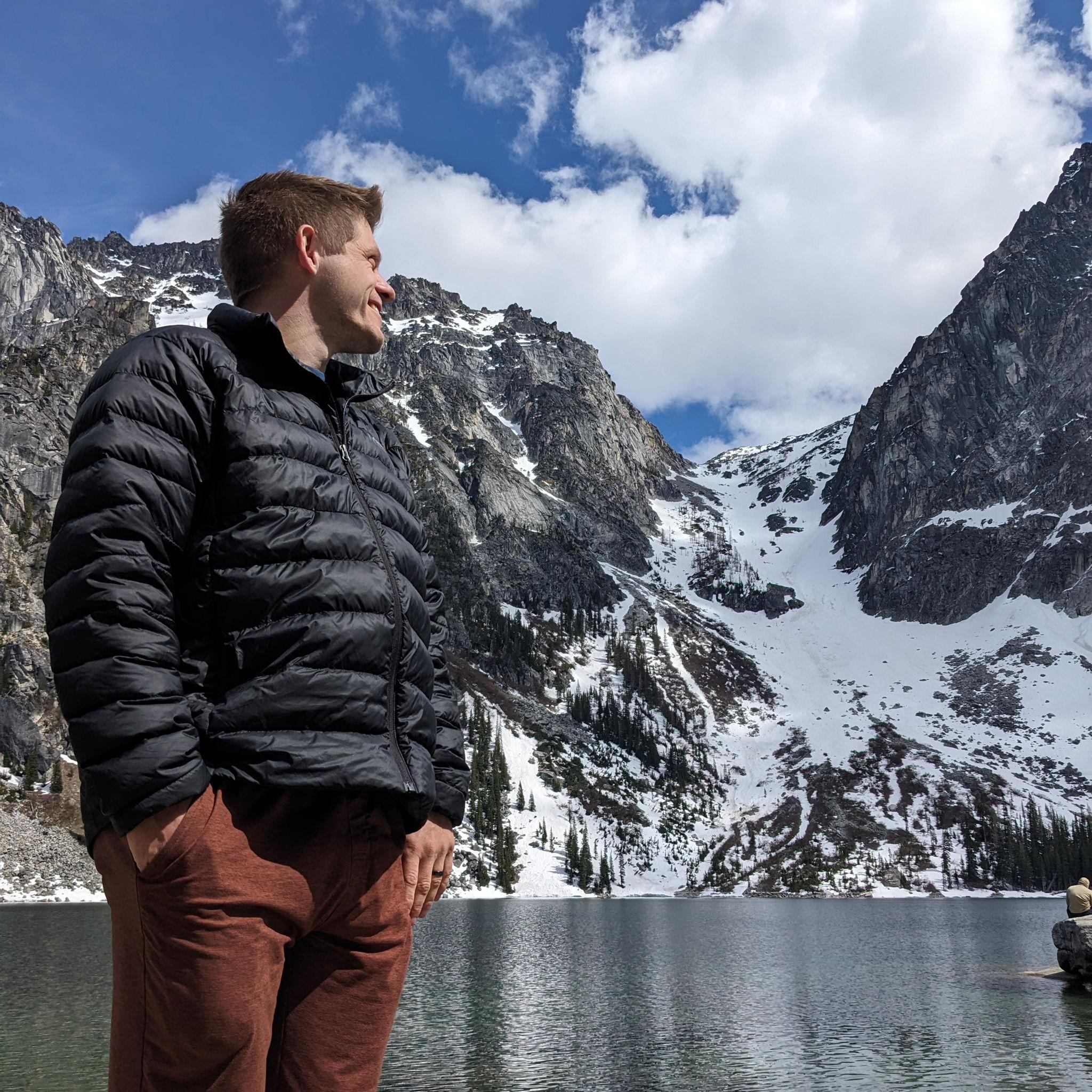 Ellye had a ring for Tristan too, but didn't think he would propose so she brought it to Colchuck Lake on day 2.