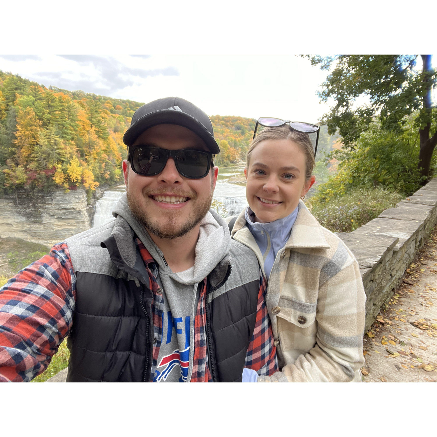 Hiking together at Letchworth State Park