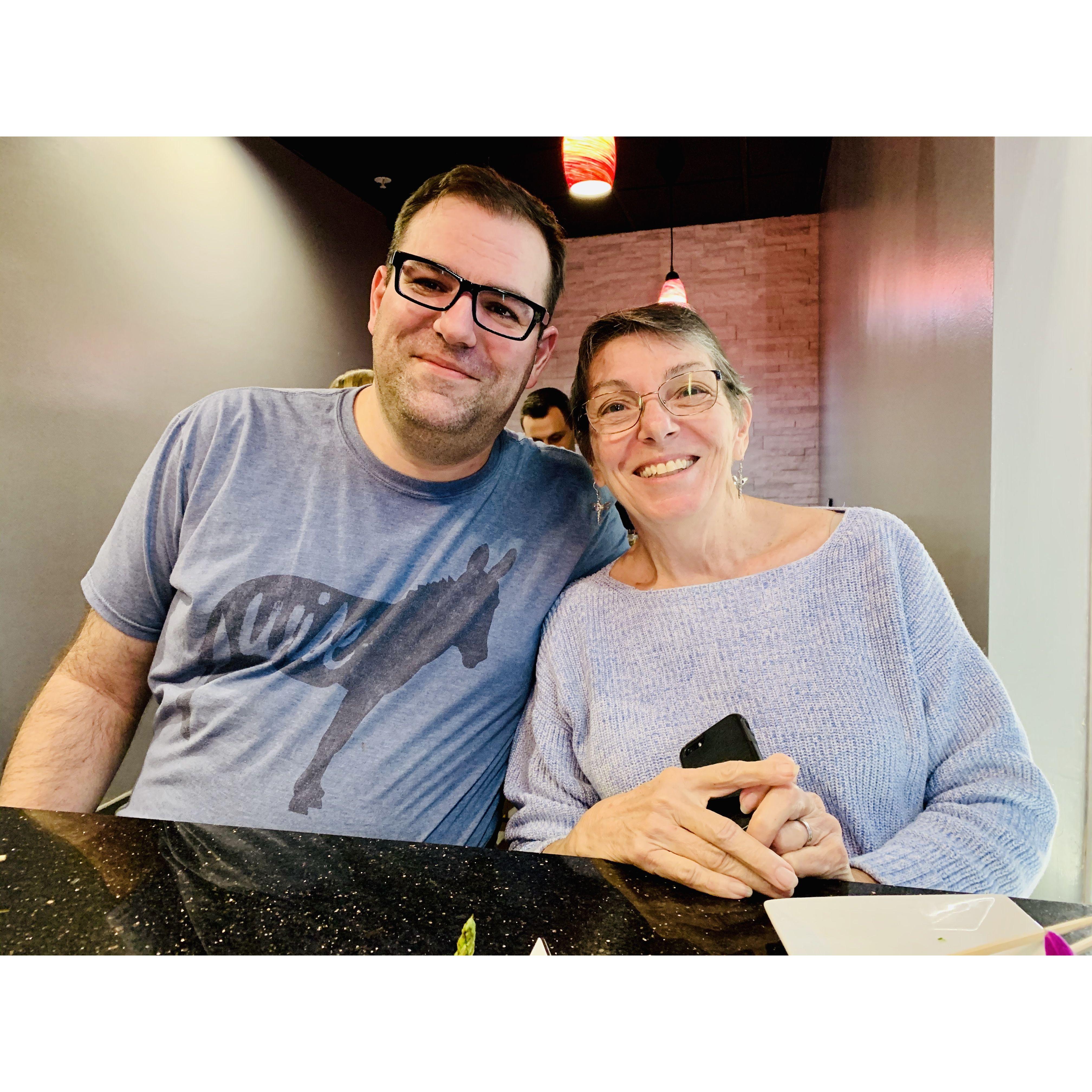 Ben & Tish (his Mom)