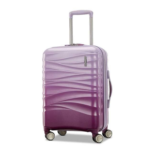 AMERICAN TOURISTER Cascade Hardside Expandable Luggage Wheels, Purple Haze, 20-Inch Spinner