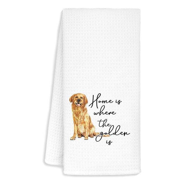 golden retriever decor,Golden Retriever Gifts,Gloden Dish Towels,Golden Retriever Kitchen Towels,Golden Retriever Decor for kitchen,Gifts For Golden Retriever Lovers,Golden Hand Towels 16×24 Inch