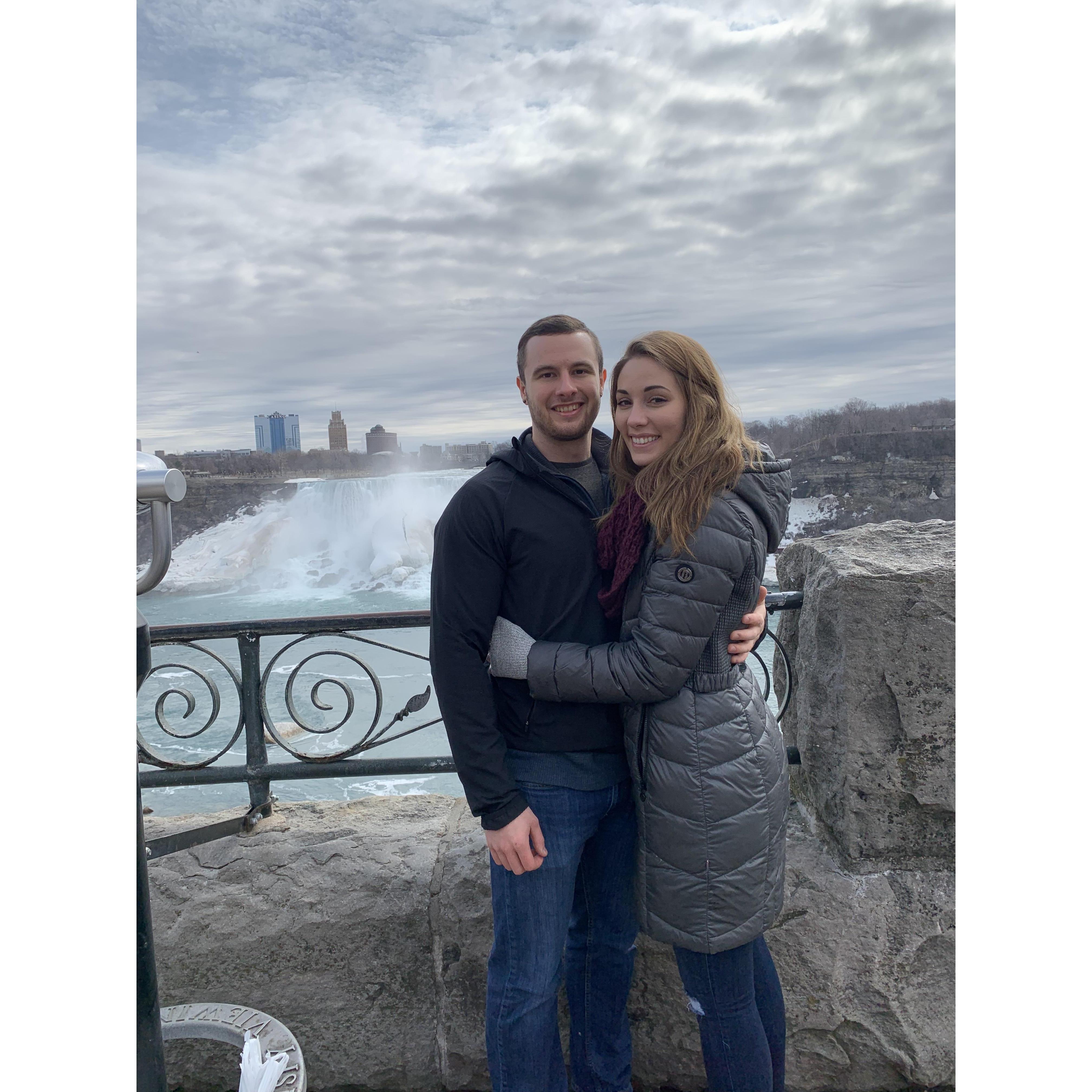 Niagara Falls Trip - best birthday gift ever!  Also Beth's first time using her passport. (Canada, April 2019)