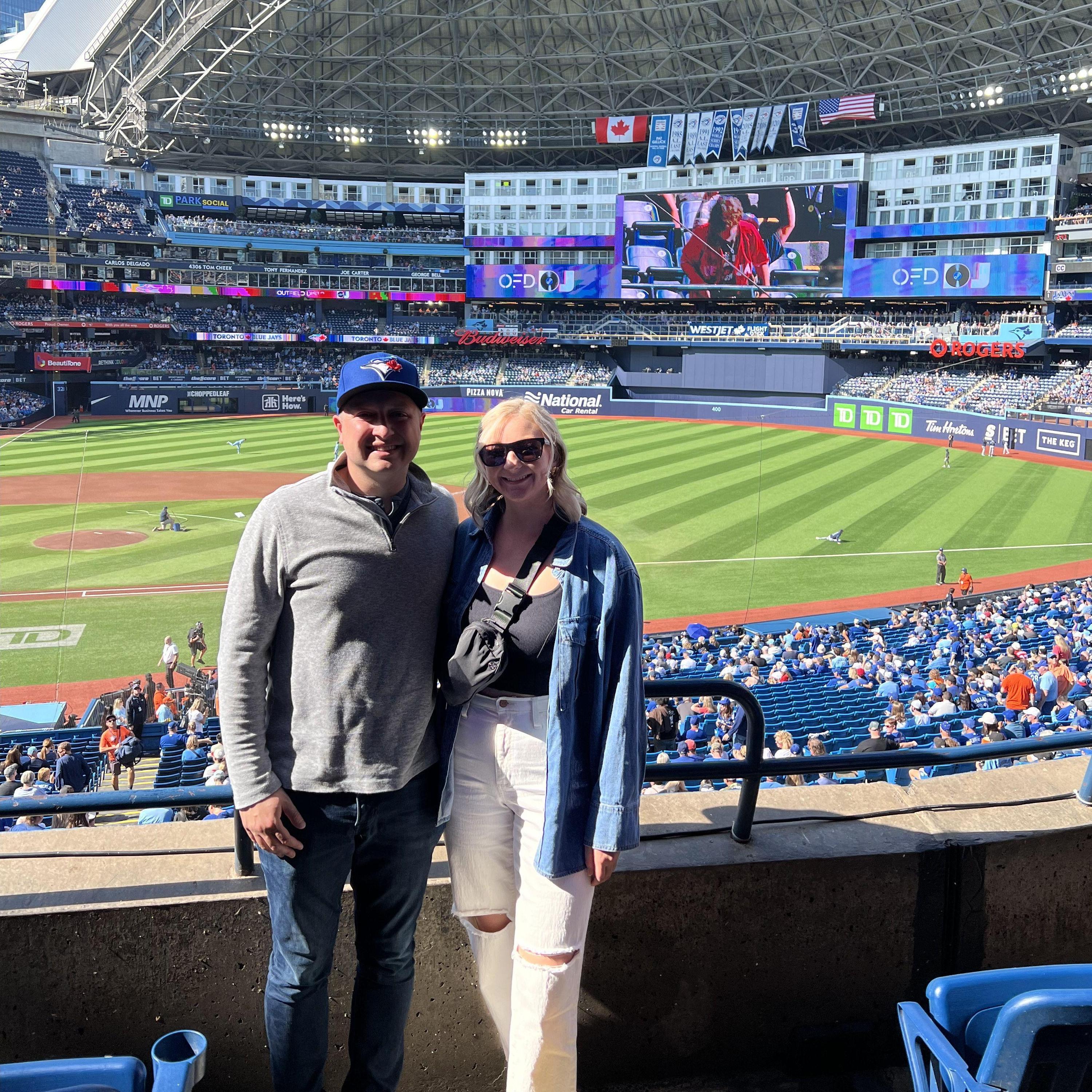 Weekend trip to Toronto... of course at a sporting event!