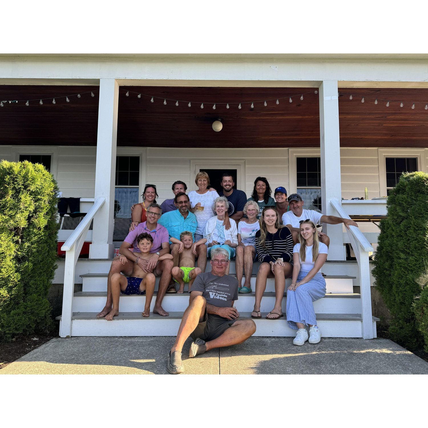 Wright fam at the sportsmans club on Chautauqua lake!!