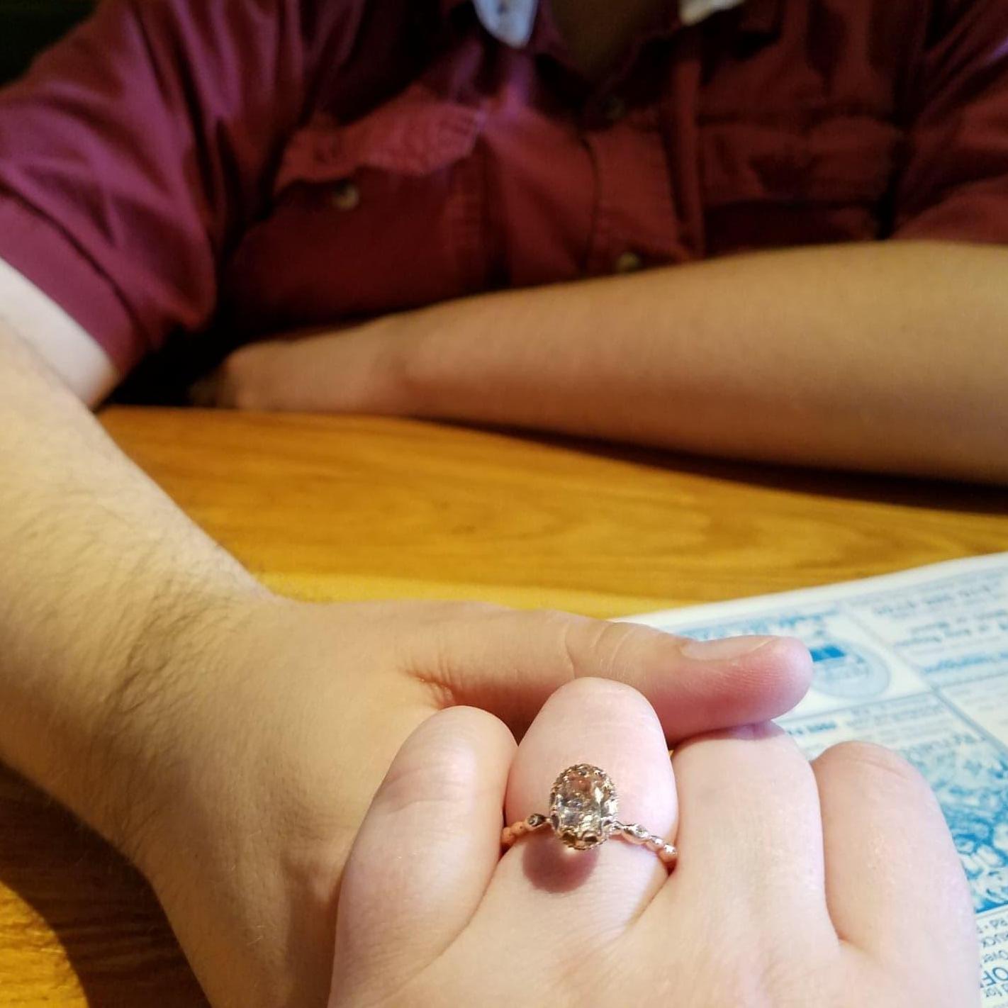She said yes!