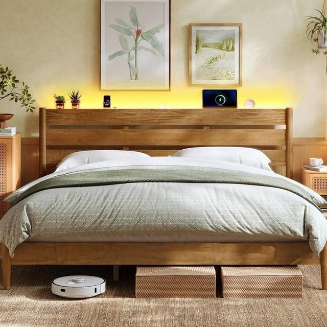 King Platform Bed Frame