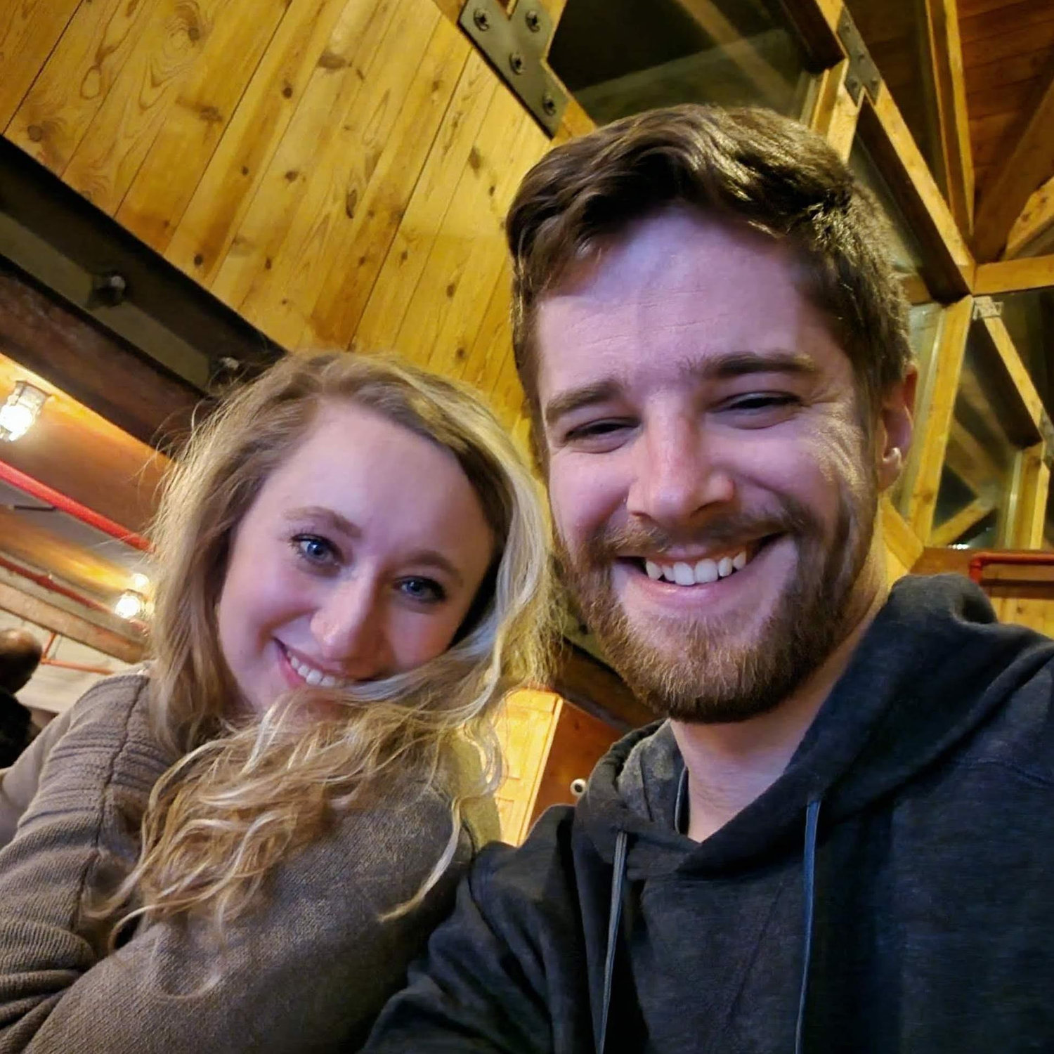 Our first photo together :)
