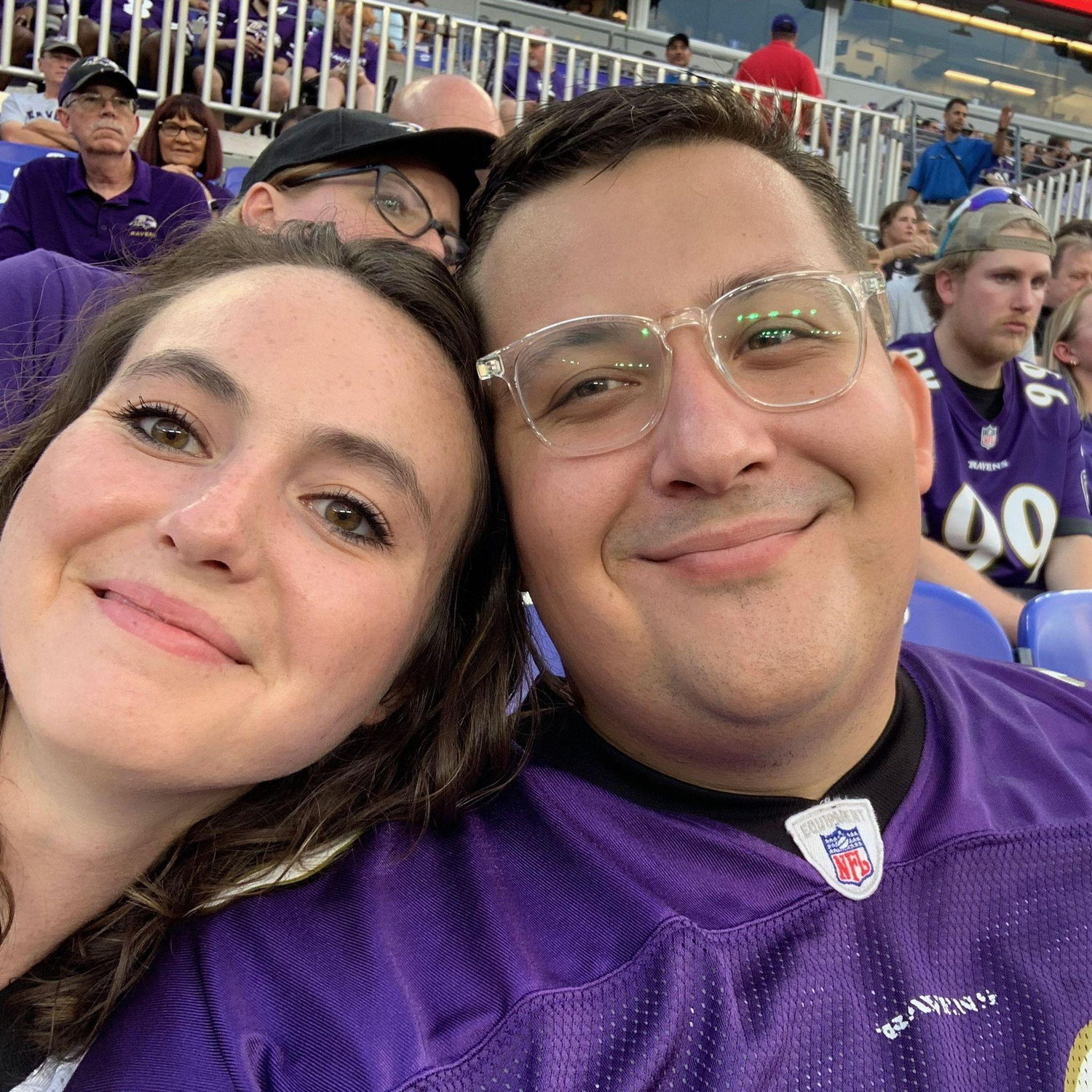 Colin's 1st Raven's game! August 2022