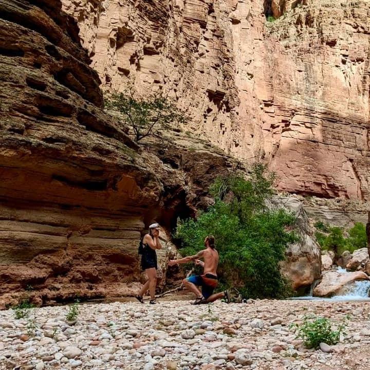 Proposal at Havasu Creek