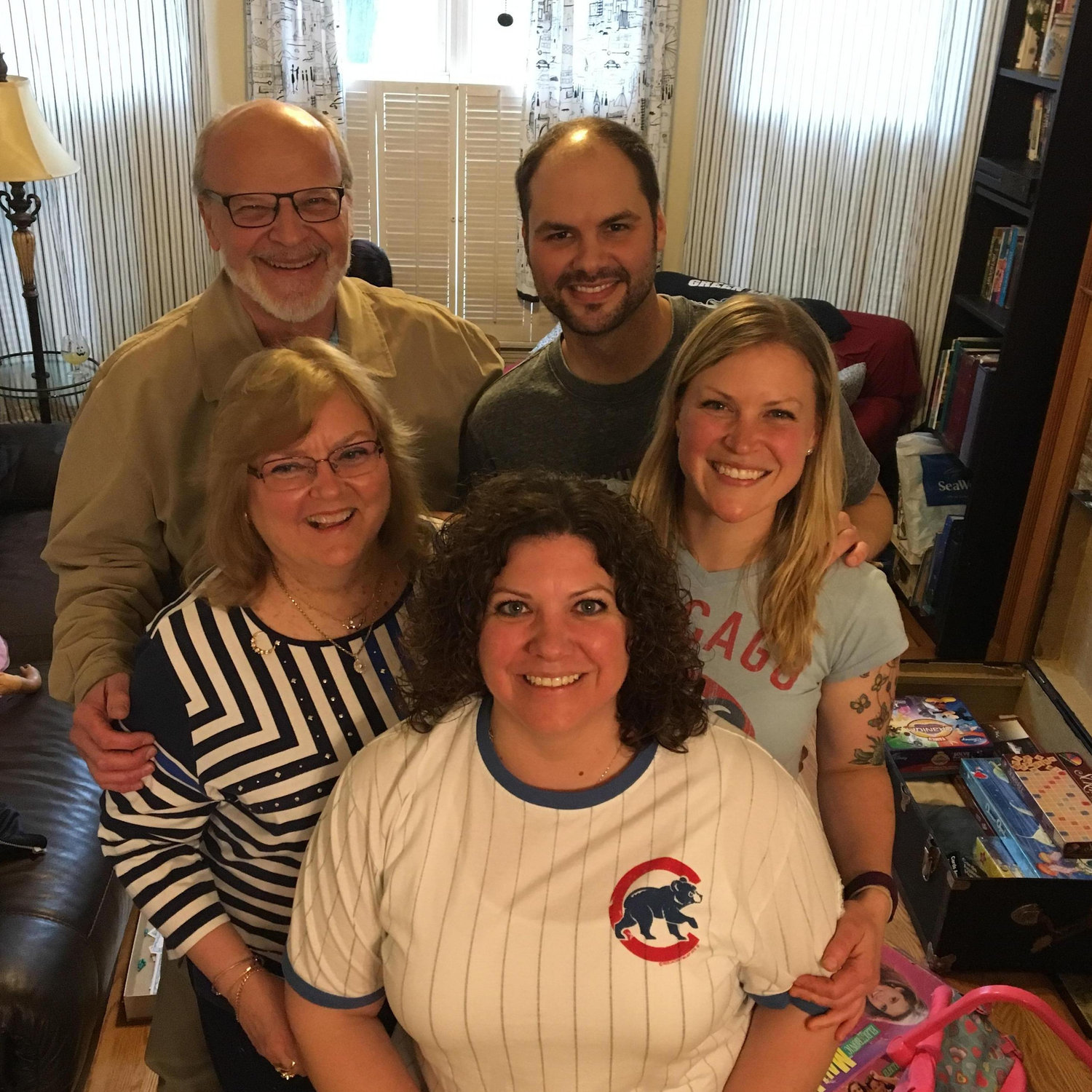 Zach & I's housewarming party in our first home on our own! April 2017