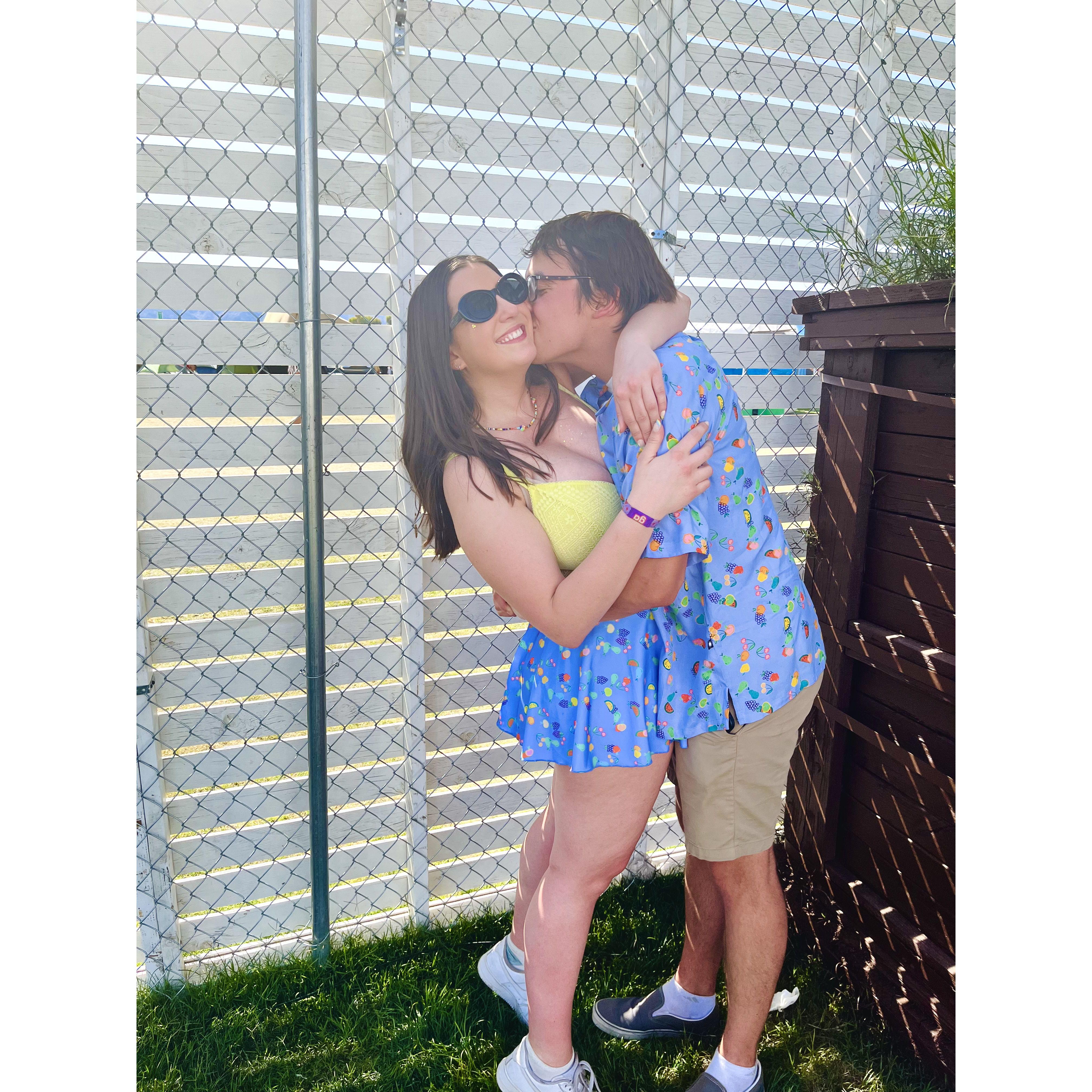 Matching at a Music Festival!