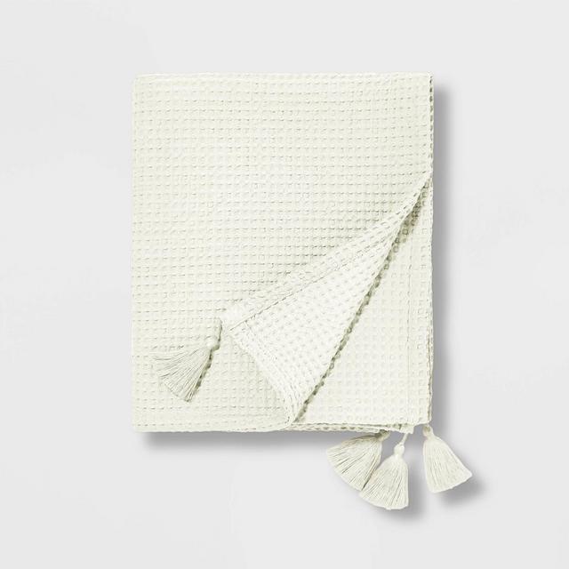 Waffle Throw Cream - Pillowfort™
