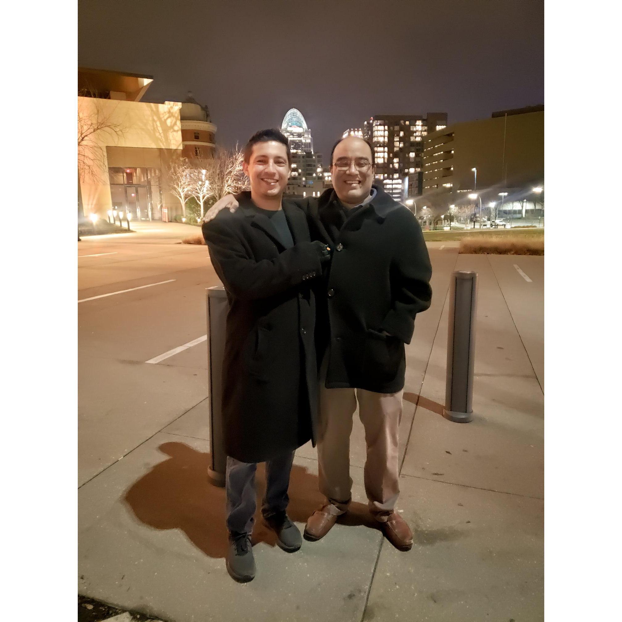 Chris & David (Chris's brother) in Cincinnati.