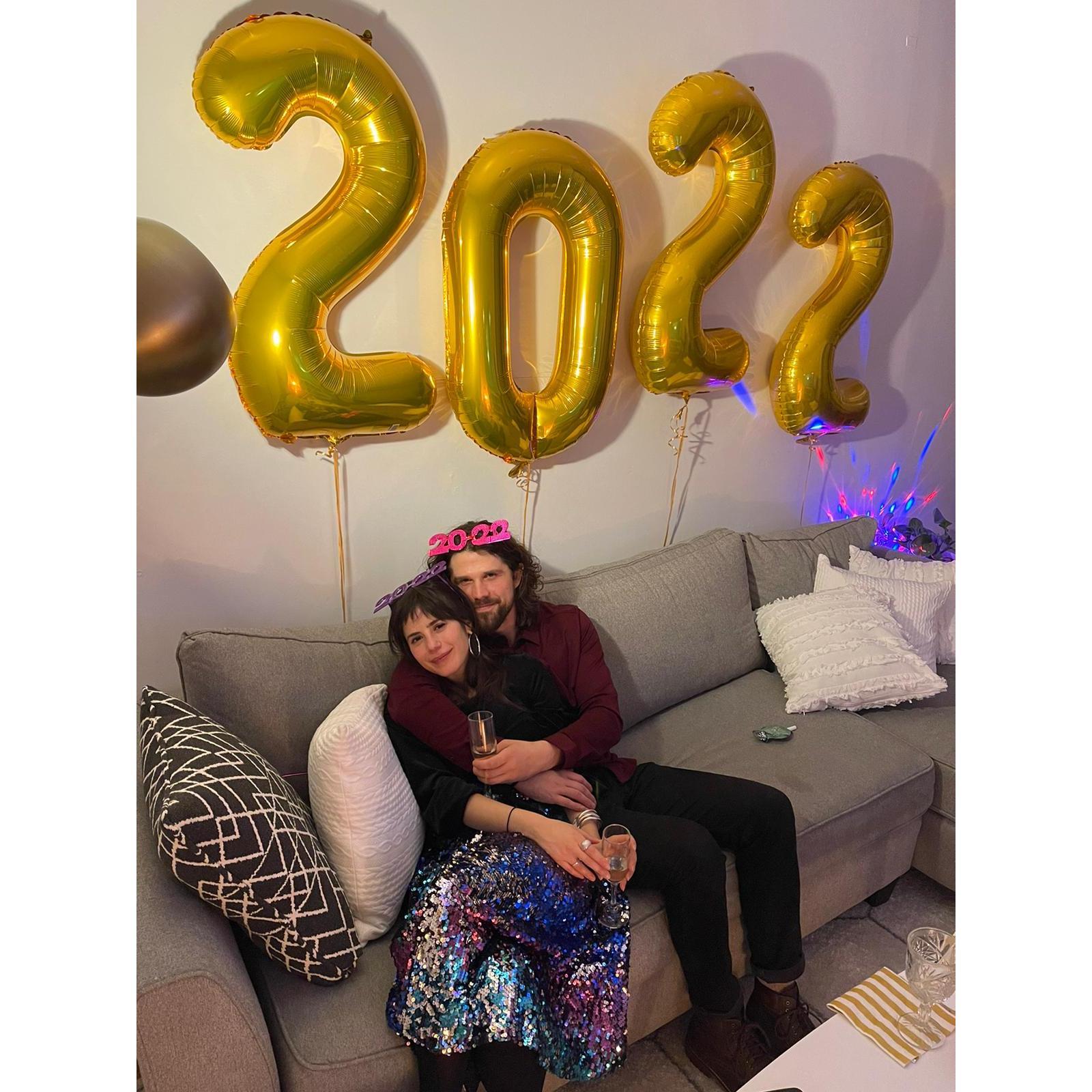 Ringing in our first New Years together in NYC