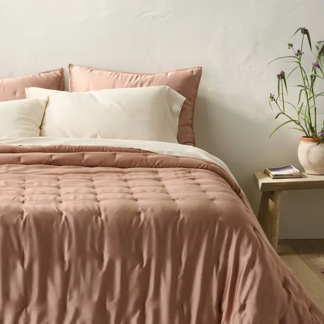 Full/Queen Rayon from Bamboo Quilt Light Adobe Clay - Casaluna™