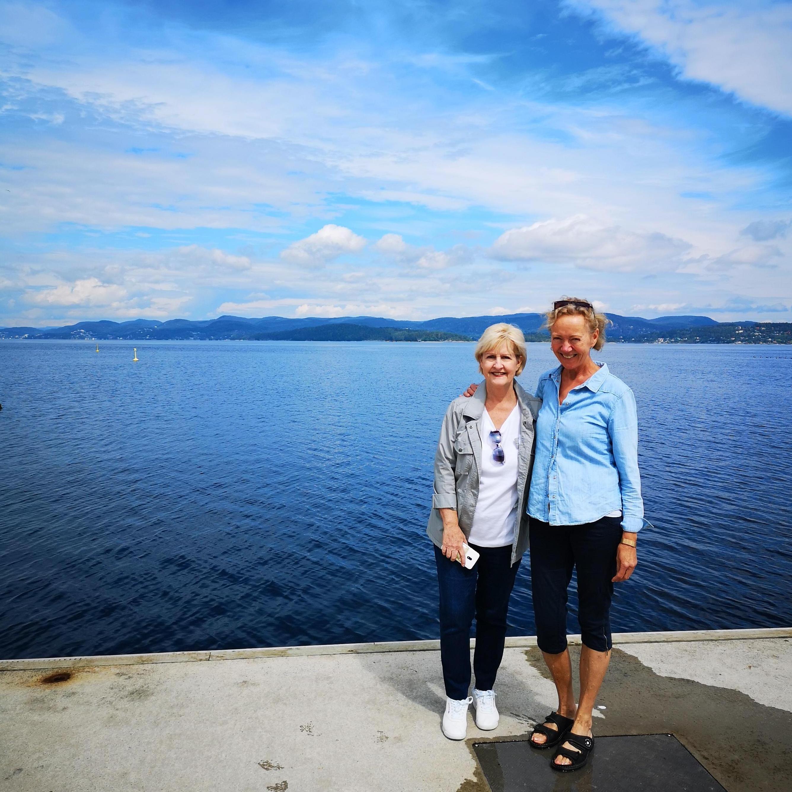 Solveig and Jodi in Norway.