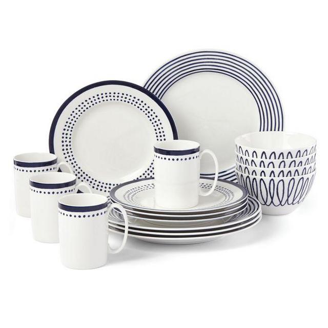 kate spade new york Charlotte Street East™ 16-Piece Dinnerwar...
