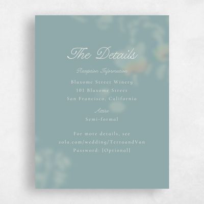 Blue Sage Wedding Enclosure - Ola