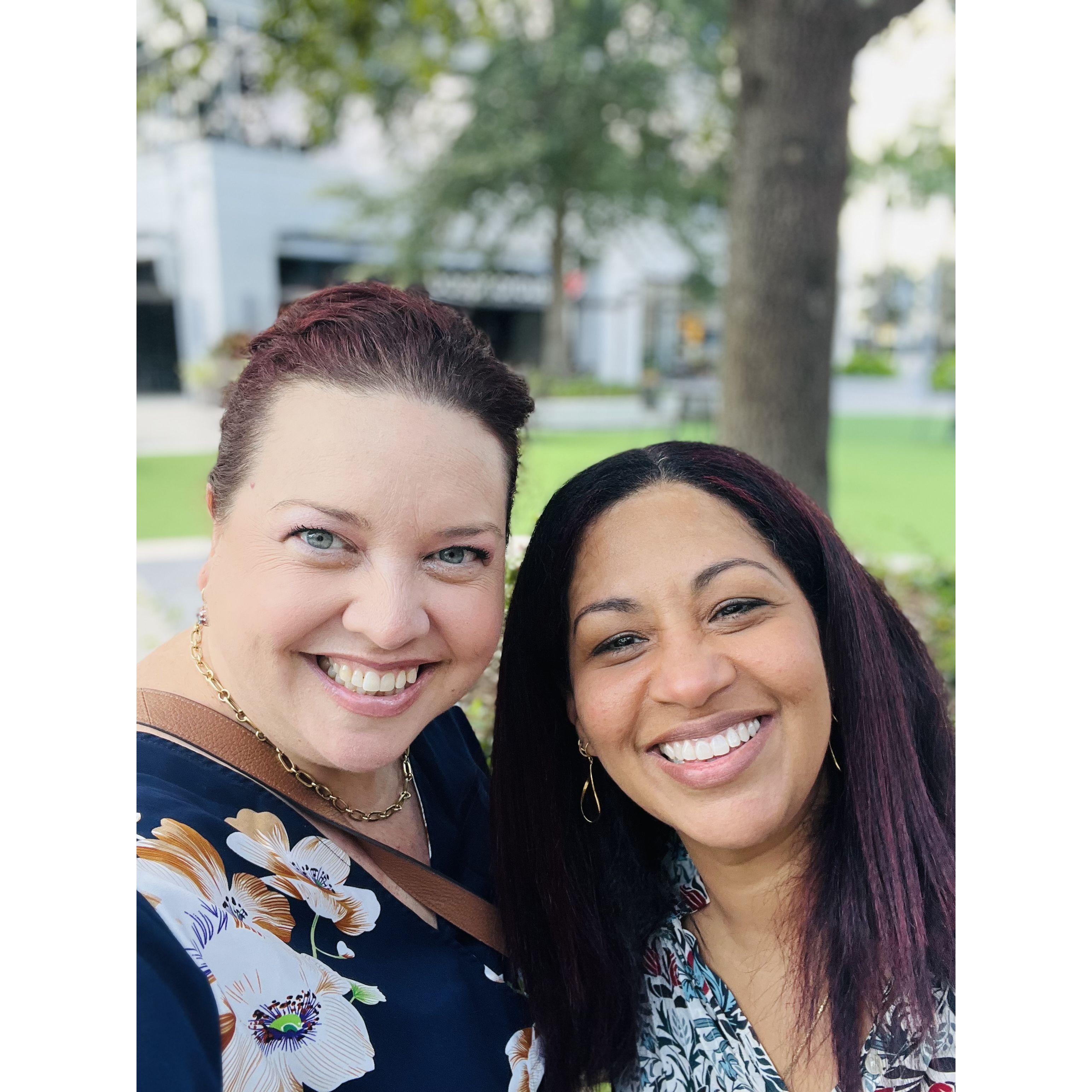 Sandra and Claire (friends & AGMU colleagues)