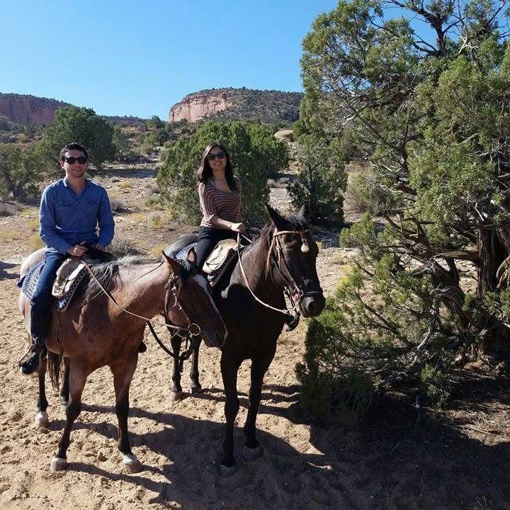 2016: Horseback riding in Colorado