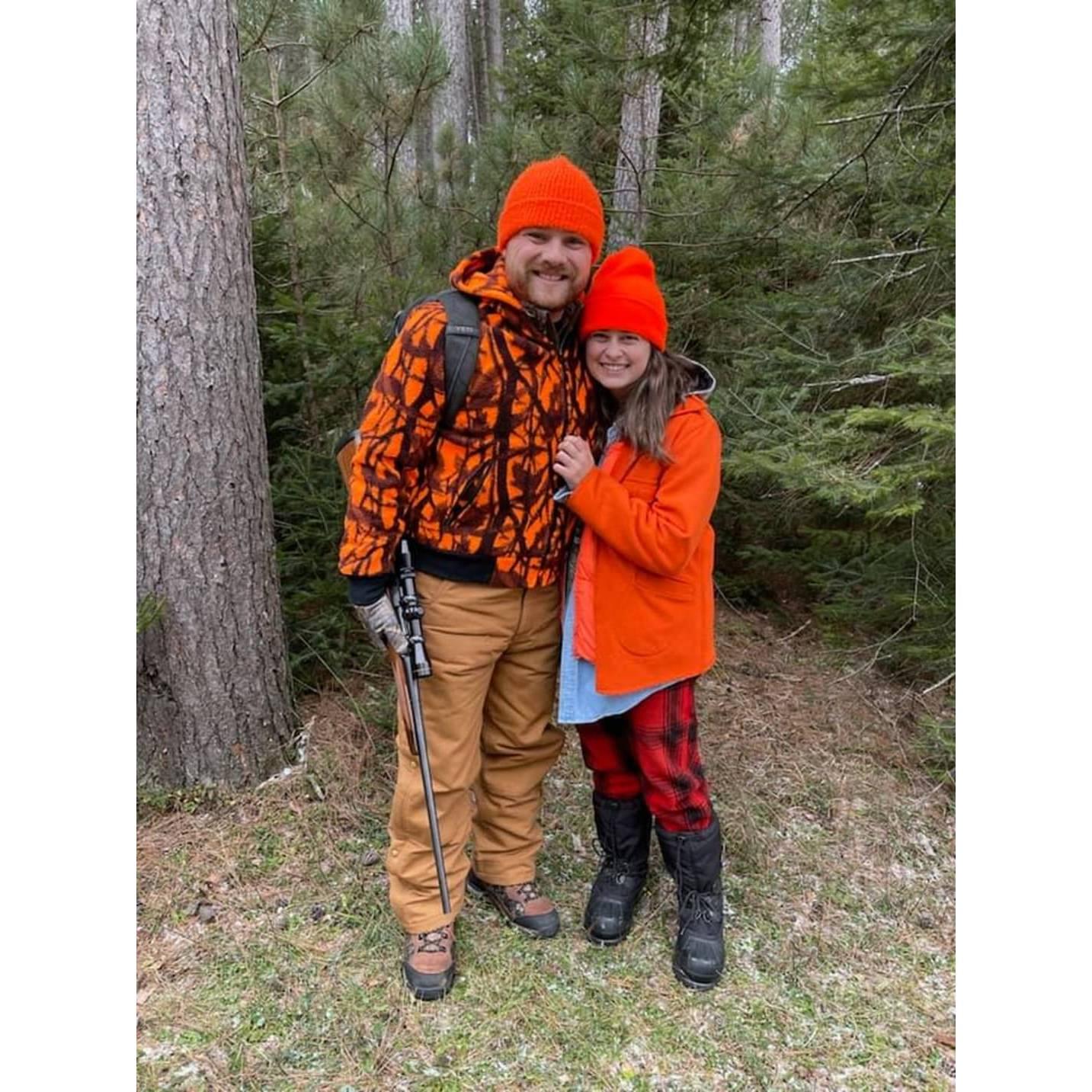 Sarah's first deer season in Northern Wisconsin! She's not the most silent hunter in the world