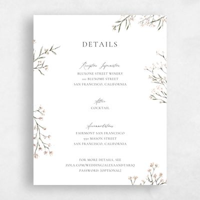 White Floral Wedding Enclosure - Sweetbay