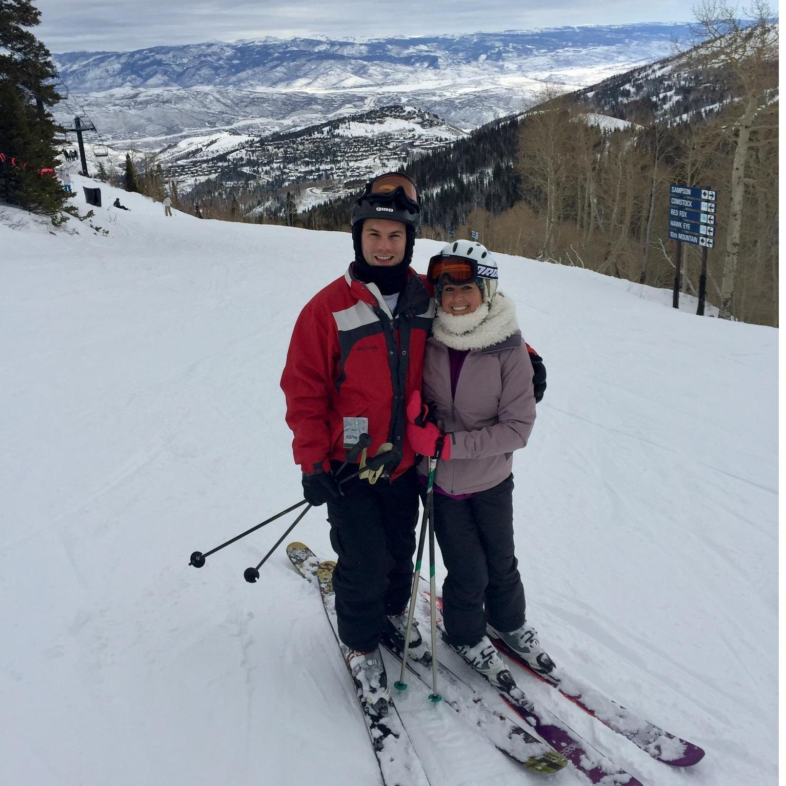 First ski trip together